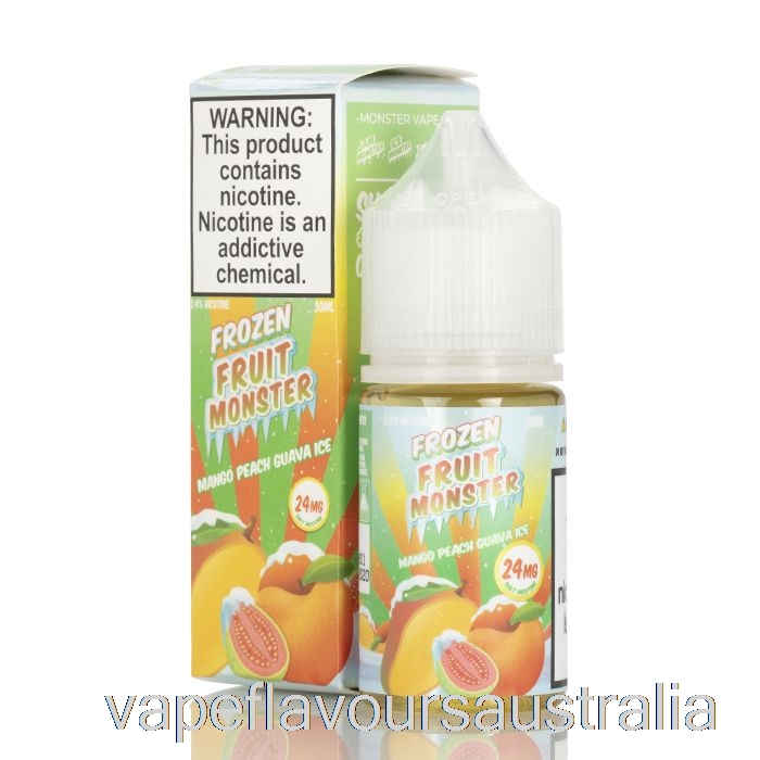 Vape Flavours Australia ICE Mango Peach Guava - Frozen Fruit Monster Salts - 30mL 48mg